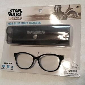 Star Wars The Mandalorian Kids Blue‎ Light Glasses